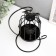 Climber Metal "Cage with a bird" Black, 23x10x10 cm