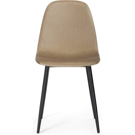 Lilu Metal Metal Metal Carcass/Velu, black/beige 44x51x85 cm-1