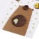 A postcard with a wooden element "Happy Birthday!" Handmade, honey, bees, 14.7x10.5 cm