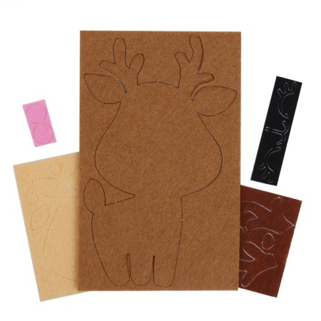 Set for creativity "Create a Christmas tree decoration from felt"-3