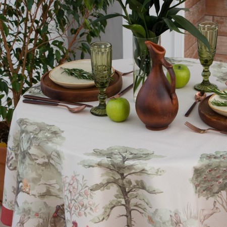 Baby Etel Forest Landscape D = 215 cm with GMVO, 100% cotton, sarzha 190 g/m2-2