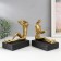 Book holders "Reading time" set 2 pcs gold 17x14x9.2 cm