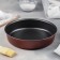 Form for the “Fun” cake, 1.6 l, d = 22 cm, anti -stick coating, burgundy color