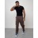Cargo jeans men, size 46-48, brown color
