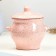 Ceramic pot for baking No. 6, 0.65l / 12x12cm, flamingos