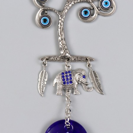 Suspension from the evil eye "Tree and Elephant" 21 cm-1