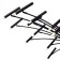 Ceiling lamp ST LUCE. SL1214.402.24. Spidey. 24x5 watts, G9, 4000k, 132x132x100 cm, black color