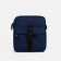 Male bag over the shoulder, textura, textiles, blue color