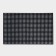 Muddy mud -bearded rug, 100 × 150 × 2.2 cm, black color