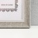 Photo frame Plastic format A4 "Gray marble baby" Silver stroke 33.6x25.5 cm