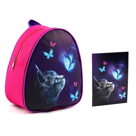 A set with a backpack and a notebook "Cat", 23*20.5 cm-10
