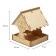 DIY wooden feeder for birds "Tiger", 15.5 × 15 × 18.5 cm, Greengo