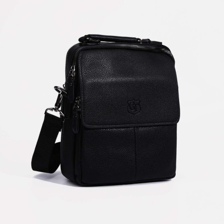 Male bag, black color