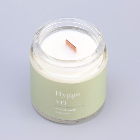 Aromatic candle "Hygge" #13 citrus yuza, soy wax, in a jar, 90 g-11
