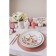 Plate porcelain dessert shade "bunny", d = 20.3 cm