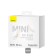 Wireless headphones Baseus EZ10, vacuum, BT 5.3, 40/300 mAh, white