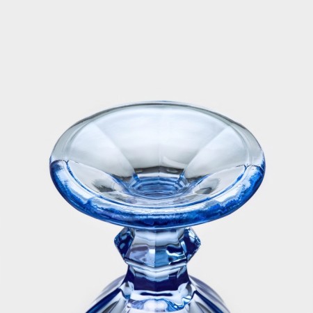 Glass glass for the wine "Roman", 240 ml, blue color-4
