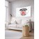 Decorative panel with photo printing "I love you", horizontal, size 150x200 cm