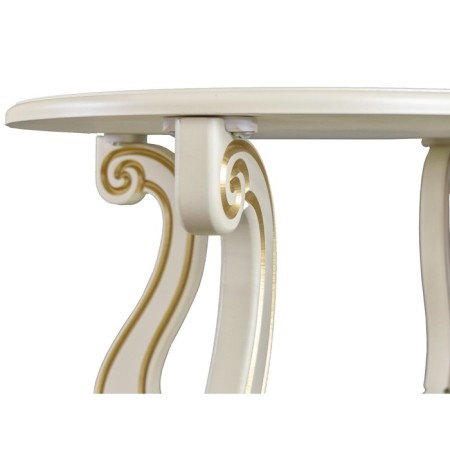 Gouring table on wheels Ovation (m), 900x615x490, ivory/gold-2