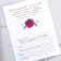 Invitation in the craft envelope for the wedding "Marsala", 20 x 15