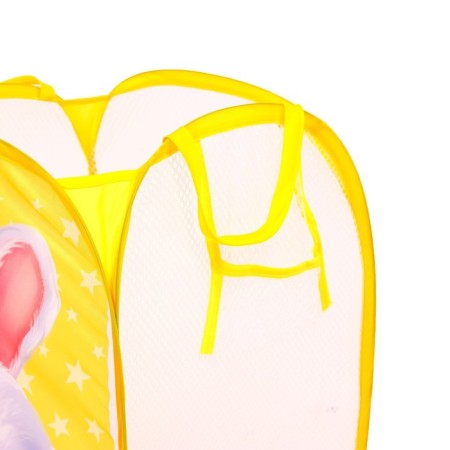 A basket for storing toys "Bunny", 57 x 34 x 34 cm, yellow-4