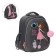 Grizzly frame backpack, 36 x 28 x 20 cm, LED backlight with a key fob, gray