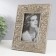 Photo frame Polystone 10x15 cm "Fairytale flowers. FISTING" Gold with silver 23x18.5 cm