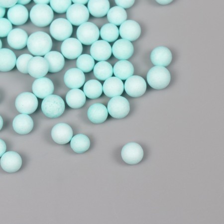 Decor for creativity Pimplast "Assorted balls" light-turquoise set 10 grams
