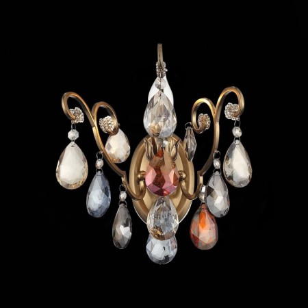 Sconces st. SL421.301.01. Vianeta. 1x40 W, E14, 26.5x23 cm, bronze color-1