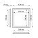 Revisionine Luc Lux LK3040, 300 x 400 mm, plastic