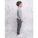 Turtleneck for a boy Batik, height 122 cm, color gray melange
