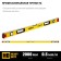 Magnetic level Stayer Pro 3480-200, enhanced profile, with a rotary eye, 2000 mm