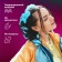 Zumba Kanecalon is monophonic, corrugated, 60 cm, 100 g, blue color (#ay32)