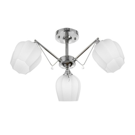 Miranda chandelier 3he27 40W chrome 59x59x26cm Bayerlux