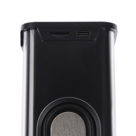 A88, 10 W portable column, transparent, backlight, 1800 mAh, black-3