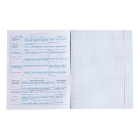 The subject of the “domino”, 48 sheets in the cage, “biology”, plastic cover, offset block-2