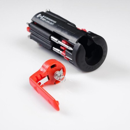 The flashlight is multifunctional, multitul 8 in 1 "Cool man", 12 x 4 cm, 3 aaa-3