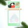 New Year. Block for entries with a pencil on the magnet "Put the Christmas tree, I will distract the cat"