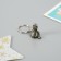 Polystone keychain "Snake" bronze mix 1.5x1.5x3 cm