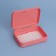 Organizer with a lid, 14 × 9.5 × 3.7 cm, pink color