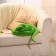 Soft toy "Snake", 40 cm/200 cm, green color