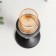Summary Metal for 1 candle "Crystal and ball" Gold, black 30x11x11 cm