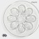 Glass stand for eggs "Avis", D = 22 cm, 9 cells