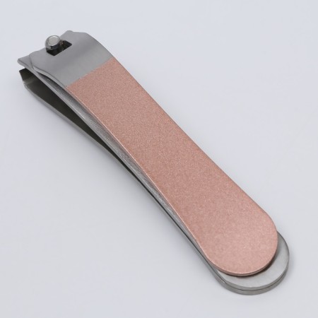 Pedicator's nippers, 8 cm, silver/pink gold color-2