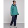 Ski costume female winter, size 54, green color