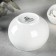 Porcelain sugar tower with a Wilmax Olivia lid, 325 ml, white color