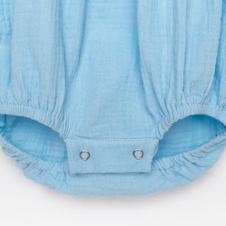 Body with ruffles crumb I am "Muslin", height 62-68 cm, blue color-3