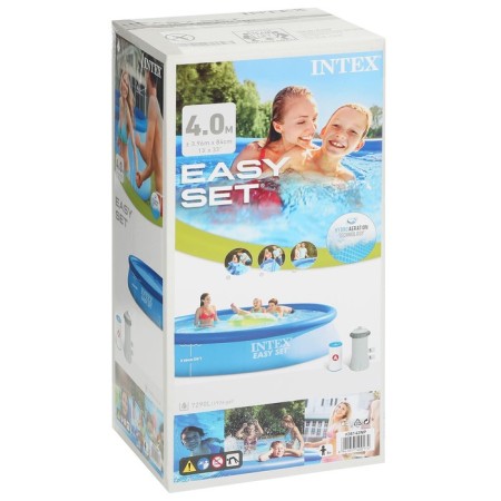 Basin of the inflatable Easy Set, 396 x 84 cm, filter pump, 28142 Intex-6