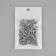 Lower limiter for zipper, metal, No. 3, 1000 ± 20 pcs, silver color