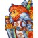 Wooden puzzle "Leo-Ryzar", size l-25 × 35 cm, 110 parts